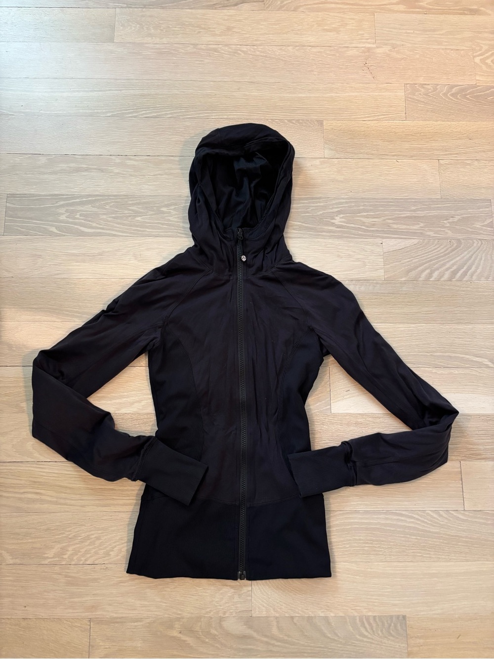Black Lululemon Reversible Hooded Jacket